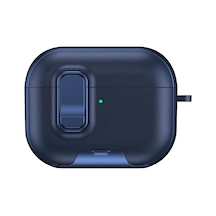 Apple Airpods Pro 3 3.nesil Rova Deri Kılıf - Lacivert
