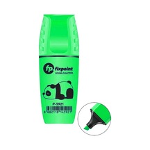 Mini Fosforlu Kalem 1 Adet Fixpoint Minik Küçük Fosforlu İşaret Kalemi 5 Mm Canlı Renkler Okul Öğrenci Büro Ofis Yeşil