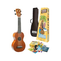 Mahalo Learn 2 Play Ukulele Seri Kahverengi