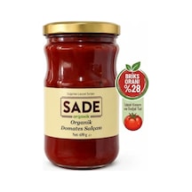 Sade Organik Domates Salçası 650 Gr