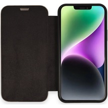 Apple iPhone  Uyumlu,  12 Kılıf Dolpin Kapaklı - Siyah