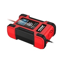 Novahub Foxsur 12v/24v 12a Otomobil Pil Şarj Cihazı 7 Aşamalı Darbe Bakım Kırmızı