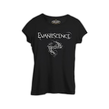 Evanescence Logo Iı Siyah Bayan Tshirt
