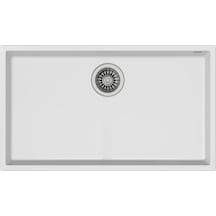 Teka Square 72.40 Tg Tezgah Altı Beyaz Granit Eviye