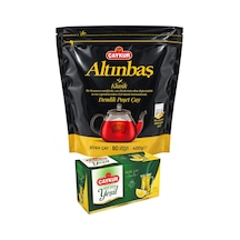 Herdem Limonlu Yeşil Çay Ve Altınbaş 80'li Demlik Poşet Çay Paketi