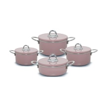 Neva N2981 Sweet Premıum Rose Chocolate Graye Tencere Seti