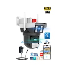 O-kam -3040 6 Mp Dual Lens Wi-fi Ptz Kamera