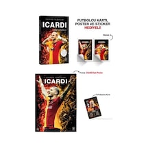 Icardi Sahanın Yıldızları / Futbolcu Kartı, 35x50 Cm Ebat Poster Ve Stıcker Hediyeli