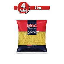Oba Burgu Makarna 5 Kg X 4 Adet Uzun Süreli Stok Paketi