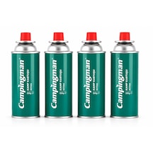 Tubshop 4 Adet Bütan Propan Gaz Kartuşu 220 Gr Açık Yeşil