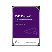 Wd 8 Tb Wd 3.5 Purple Sata3 5640rpm 256mb 7/24 Guvenlık Wd85purz 3 Yıl Resmı Dıst Garantılı Nhr Standart