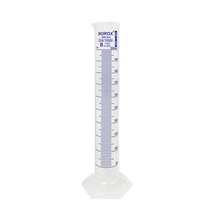 Borox Plastik Mezür 500 Ml - Uzun Form - Mavi Skala