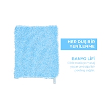 Extra Esnek Banyo Lifi Malzemeden Üretilmiş 30x40 Cm Tüm Cilt Tiplerine Uygun