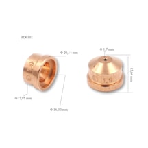 Trafimet A101-a141 1,7mm Plazma Kesim Memesi Pd0101-17