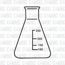 Erlen Dar Boyunlu Dereceli Cam Borosilikat 500Ml