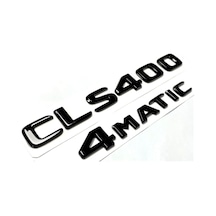 Benz Cls 400 Ve 4matic Piano Black Bagaj Yazısı Seti 2'li 3m 3d Abs