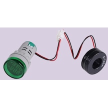 Çift Ekranlı Led Ac60-500v 0-100a Akım Göstergeli Yuvarlak Dijital Ac Voltmetre Ampermetre