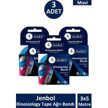 Jenbol Kinesiology Tape  Bandı 5 Cm X 5 M 3 Adet