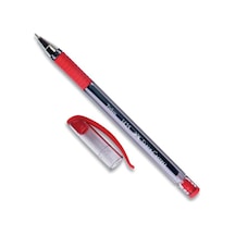 İğne Uç Tükenmez Kalem Seti, 10 Lu, Kırmızı, 0.7 Mm, Rahat Yazım, Ergonomik Tutuş -