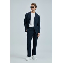 Lufian Lukaso Smart Erkek Chino Pantolon Slim Fit Lacivert Lacivert 111190344100200 Lacivert