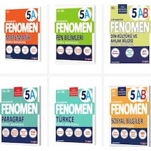 Fenomen 5. Sınıf Tüm Dersler A Soru Bankası Seti 6 Kitap Fenomen Yayınları