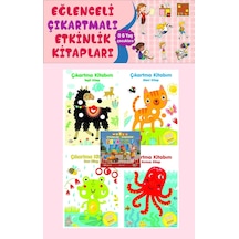 2 Yaş Ve Üzeri Çıkartma Kitabım Seti 4 Kitap - 108 Çıkartmalı