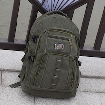 Ganzhoushop Yürüyüş Vintage Ve Tuval Sırt Sırt Seyahat Öğrenciler Litrelik Kapasiteli Kamp Kadınlar Kadın İçin İçin Günlük Green Genişletilebilir El Çantası Çantası Çantası Çantaları Çantalar Army Pp Çok Renkli