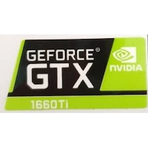 OEM Nvidia Geforce GTX 1660 Ti Sticker Yatay Etiket D107