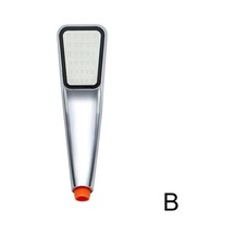 Primepickings B 300 Delik Kompresörlü Duş Başlığı Yüksek Basınçlı Yağış Duş Başlığı Su Tasarrufu Krom Ba 2 Katlı Gri