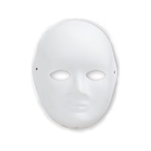 Puti Karton Büyük Surat Maske