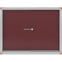 Panda 90 x 120 CM Kilitli Sürgülü Alüminyum Camekanlı İlan Duyuru Pano - pan451