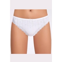 İlke 273 Kadın Jakar Dantelli Bikini Külot