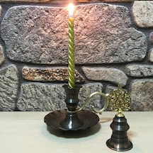 Bakır Mumluk Ve Mum Söndürücü, M10233