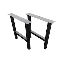 Abronyahediye Sehpa Ayağı Orta Yan Zigon Sehpa Ayağı Metal Ayak Siyah