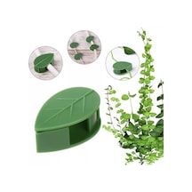 10 Lu Yaprak Tasarımlı Kablo Bitki Sarmaşık Düzenleyici Yapışkanlı Klipsler