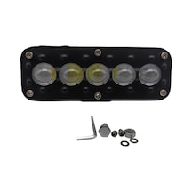 Life Offroad Sis Lambası 2 X4 X 11,5cm Beyaz-sarı Gündüz Ledi Kırmızı / Lass384