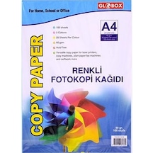 Globox Fotokopi Kağıdı 5 Renk 100 Lü 6536