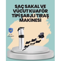 Mey İthalat Profesyonel Erkek Tıraş Makinesi Kablosuz, Paslanmaz Bıçaklı Ve Tam Aksesuar