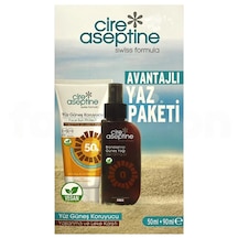 Cire Aseptine Kuru Ve Normal Ciltler Yüz Güneş Koruyucu 50 Ml + Bronzlaştırıcı 90 Ml Cire Aseptine Kuru Ve Normal Ciltler Yüz Güneş Koruyucu 50 Ml + Bronzlaştırıcı 90 Ml