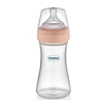 Mooma Biberon 250 Ml 6-18 Ay Orta Akış - Pembe Standart