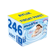 Molfix Bebek Bezi Beden:1 2-5 kg Yeni Doğan 246 Adet