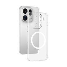 Oppo Find X9 Pro Kılıf Sararmaz Ultra İnce Sert Mika Magsafe Kamera Yükseltili Hesaplı Dünya Şeffaf