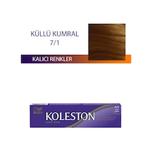 Hubrendy Tedarik Single Tüp Boya Saç Boyası Küllü Kumral 7/1