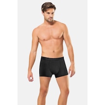 Anıt 4 Adet Erkek Bambu Likralı Boxer 1284 Çok Renkli