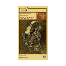 Hasegawa 64130 1/20 Ölçek, Gold Knight Mk44 Ausf.g-6, Maschinen Krieger Serisi, Bilim Kurgu Plastik Model Kiti
