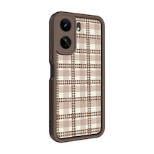 Zore Mi 13t Pro Kılıf Kamera Korumalı Baskılı Arka Yüzey Ogaa Klas Kapak - Açık Kahve