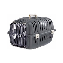 Jet 10 Küçük Irk Köpek Ve Kedi Taşıma Çantası Gri 32x47x29 Cm Çok Renkli