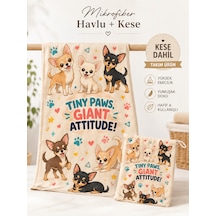 Kedi & Köpek Kurulama Havluları Chihuahua Hızlı Kuruyan 50x100cm