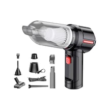 Samdoo Kablosuz Araç Şarjlı Çok Fonksiyonlu El Tipi Elektrikli Süpürge Ve Şişirme Pompası