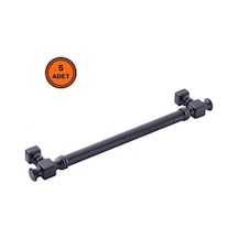 5 Adet Doğanlar Dragon 192 Mm Mobilya Kulp Mat Siyah